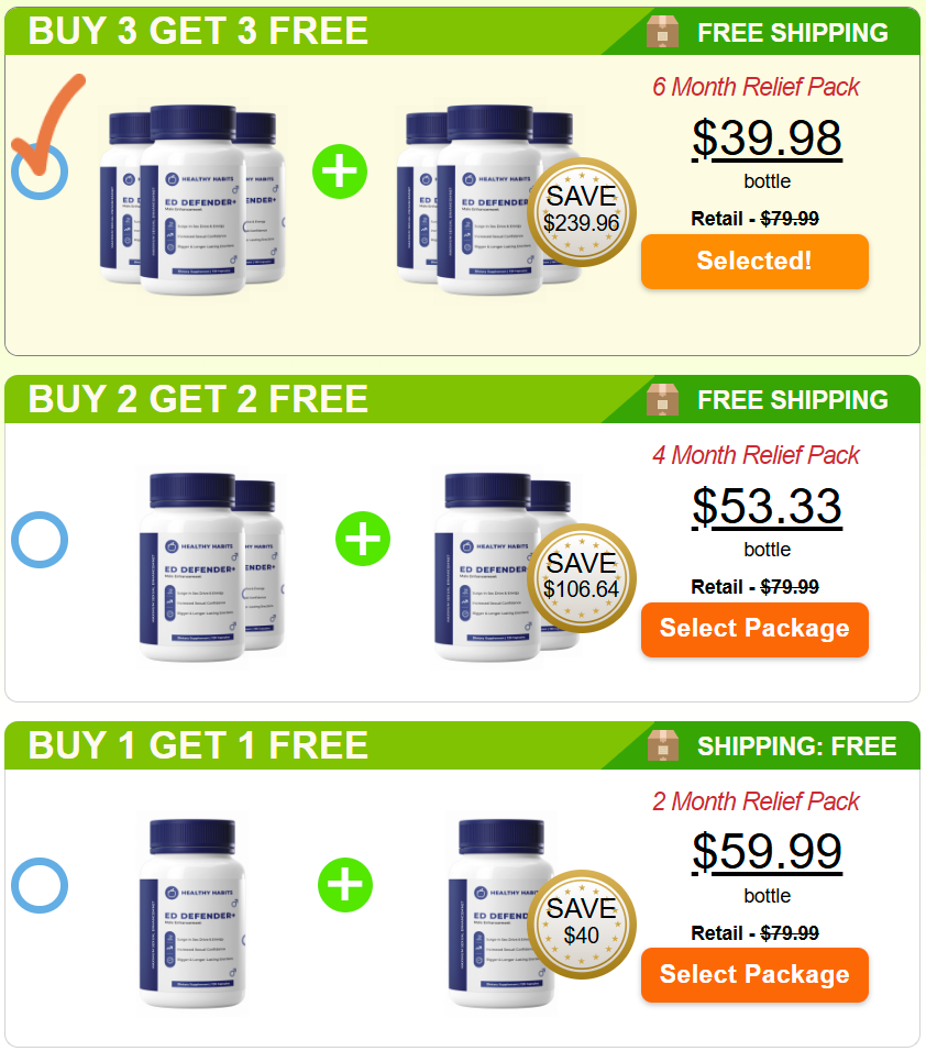 ED Defender male enhancement